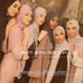 Мода основы оптовой равнина сплошной цвет Дубай оптовая мусульманских тонкий стрейч Джерси шарф хиджаб